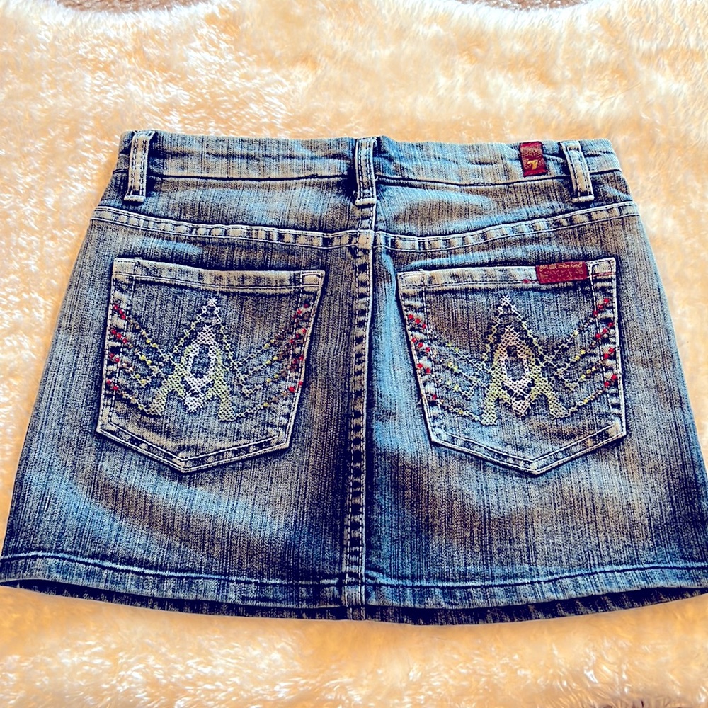7 for all mankind A pocket skirt 25